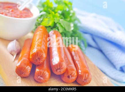 Salsicce Foto Stock