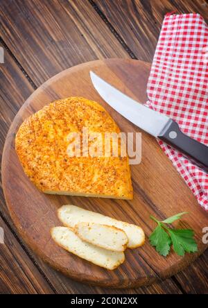 formaggio al forno Foto Stock