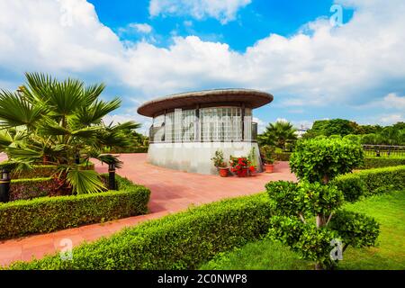 Central Park presso Rajiv Chowk Street nel distretto di Connaught Place a Nuova Delhi, India Foto Stock