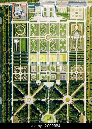Herrenhausen Gardens di Herrenhausen Palace si trova a Hannover, Germania Foto Stock