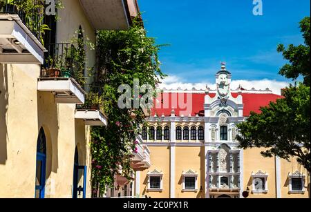 Palacio Bolivar a casco Viejo, Panama City Foto Stock