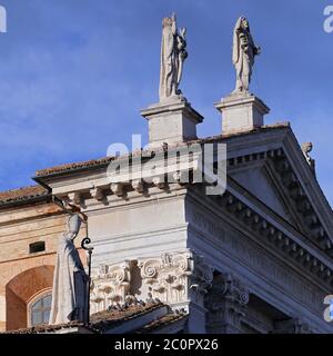 Cattedrale di Urbino, città di Urbino e patrimonio mondiale delle Marche - Italia Foto Stock