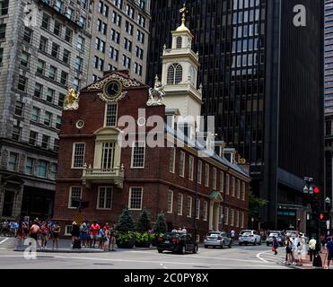 Vecchia scuola statale di Boston Foto Stock