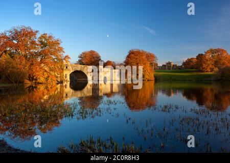 Blenheim Palace, Woodstock, Oxfordshire, Inghilterra, Regno Unito, Europa Foto Stock