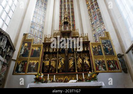 Altare maggiore, Chiesa di San Giacobbe Foto Stock