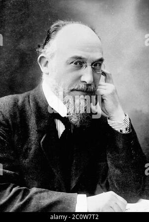 Ritratto del compositore francese Erik Satie (1866-1925) - Henri Manuel 1920 Foto Stock