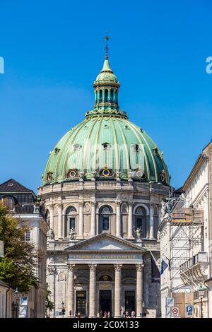 La Chiesa del marmo a Copenhagen, Danimarca Foto Stock