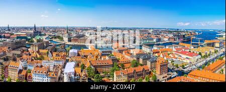 Panorama di Copenaghen Foto Stock