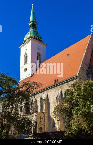 San Martin's Cathedral di Bratislava Foto Stock