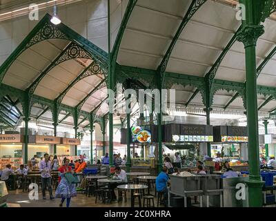 Telok Ayer Market (Lau Pa Sat). Singapore Foto Stock