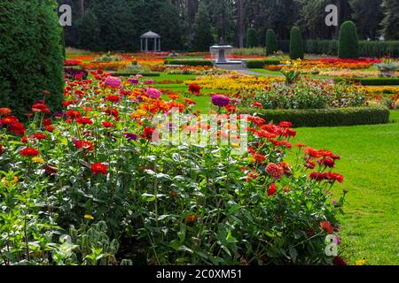 WA16735-00...WASHINGTON - il colorato Giardino Duncan al Mamito Park a Spokane. Foto Stock