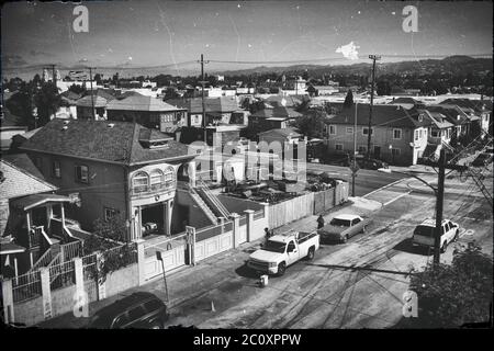 Quartiere della città di Oakland, California Foto Stock