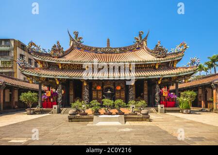 Dalongdong Baoan tempio a taipei, taiwan Foto Stock