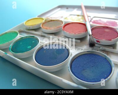 acquerelli Foto Stock