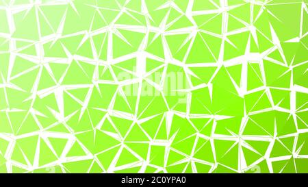 Abstract verde erba fresca vettore colorati lowploly gradiente di tanti triangoli sfondo per utilizzare nel design. Foto Stock