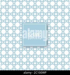 Seamless pattern in stile islamico. Illustrazione Vettoriale