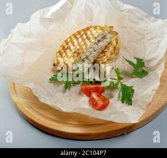 Antipasto Italiano la Bruschetta Foto Stock