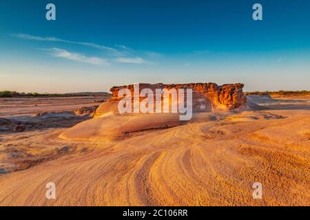 Un bellissimo canyon nel Gujarat, in India Foto Stock