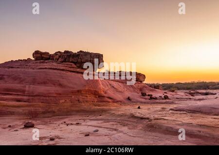 Un bellissimo canyon nel Gujarat, in India Foto Stock