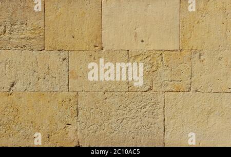 Texture muro Gatchina palazzo costruito di pietra Pudozh Foto Stock