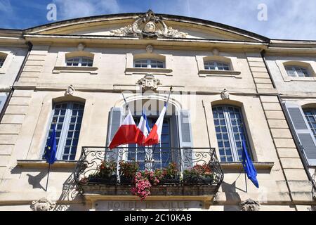 Municipio, St Paul Trois Châteaux, Drôme Provençale, Francia Foto Stock