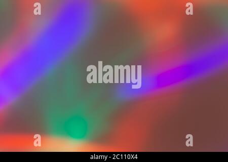 Uno sfondo fatto di diversi effetti di luce colorata Foto Stock