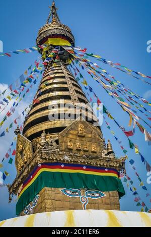 Stupa buddista Foto Stock