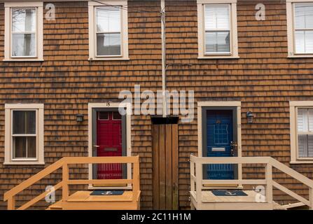 Casa lungo Pinkney Street a Annapolis, Maryland Foto Stock