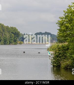 Immagini dei giardini di Trentham a Stoke-on-Trent Staffordshire, Regno Unito Foto Stock