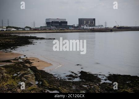 Centrali nucleari Heysham i e II Foto Stock