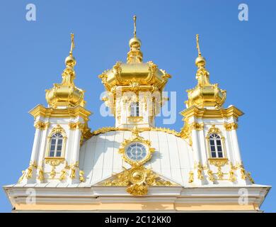 Pietro e Paolo nel Palazzo del Gran Peterhof. Foto Stock