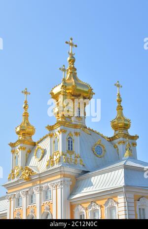 Pietro e Paolo nel Palazzo del Gran Peterhof. Foto Stock