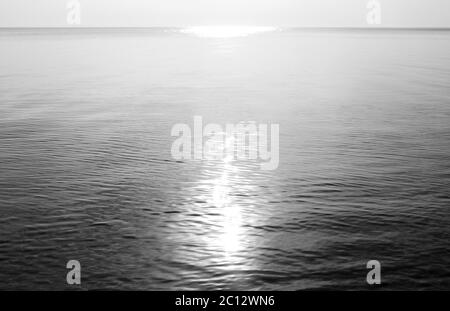 Lago di Ladoga di giorno. Foto Stock