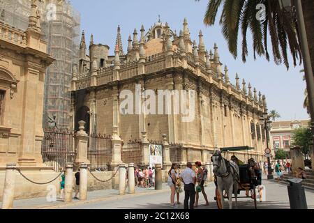 Alcázar Reale Di Siviglia, Spagna Foto Stock