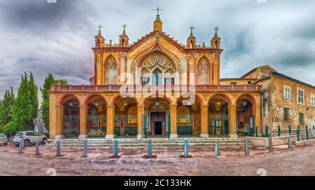 Facciata del Monastero Cattolico di Cimiez, Nizza, Costa Azzurra, Francia Foto Stock