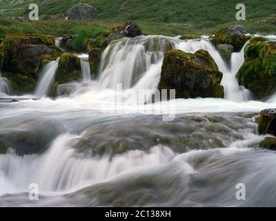 Cascata in Islanda Foto Stock