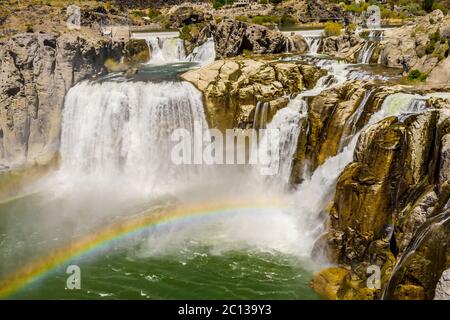 Immagine catturata al Parco statale delle Cascate dello Shoshone, Twin Falls ID Foto Stock