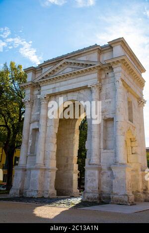 Arco dei Gavi a Verona, Italia Foto Stock
