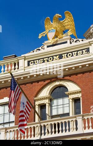 Custom House, Salem, Greater Boston Area, Massachusetts, Stati Uniti Foto Stock