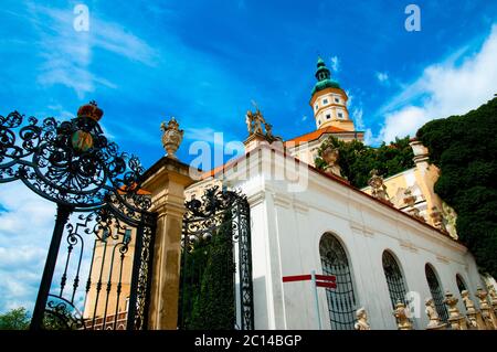 Mikulov Castle - Repubblica Ceca Foto Stock