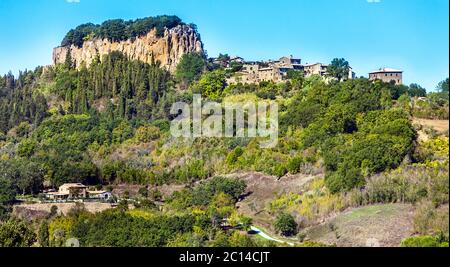 Paesaggio a Orvieto in provincia di Terni in Umbria Foto Stock