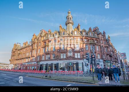 Charing Cross Mansions, St George's Road, Glasgow, Scozia Foto Stock