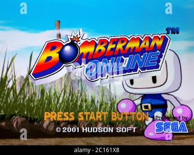 Bomberman Online - sega Dreamcast Videogioco - solo per uso editoriale Foto Stock