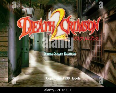 Death Crimson 2 - sega Dreamcast Videogame - solo per uso editoriale Foto Stock