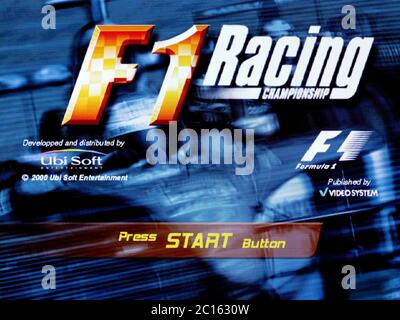 F1 Racing Championship - sega Dreamcast Videogame - solo per uso editoriale Foto Stock