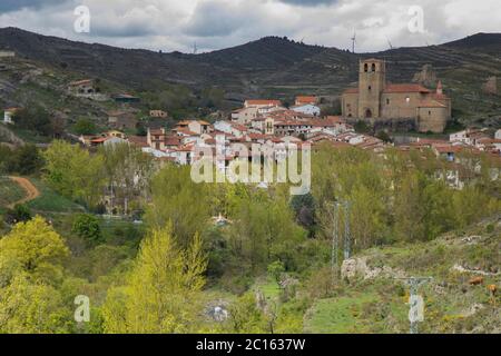 Enciso è un comune spagnolo di 3 abitanti della provincia di la Rioja Foto Stock