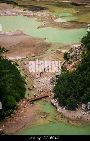 Rotorua zona termale Foto Stock