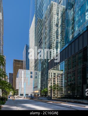 St Regis Hotel, aka Vista Tower, progettato dallo Studio Gang Foto Stock