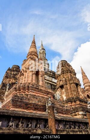 Antica cappella in Sukhothai Historical Park Foto Stock