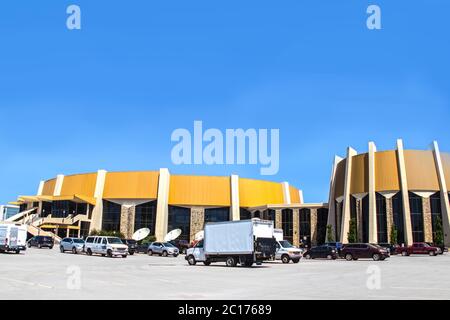 06 11 2020 Tulsa USA Mabee Center - arena polivalente da 11300 posti situata nel campus dell'Oral Roberts University di Tulsa Foto Stock